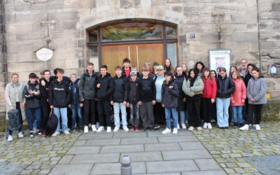 Gemeinsamer Ausflug der Klassen 7aM und 8aM zur Kronacher Synagoge